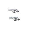 PYPES PERFORMANCE EXHAUST Exhaust Tip Slip Fit 3in to Dual 3in EVT13