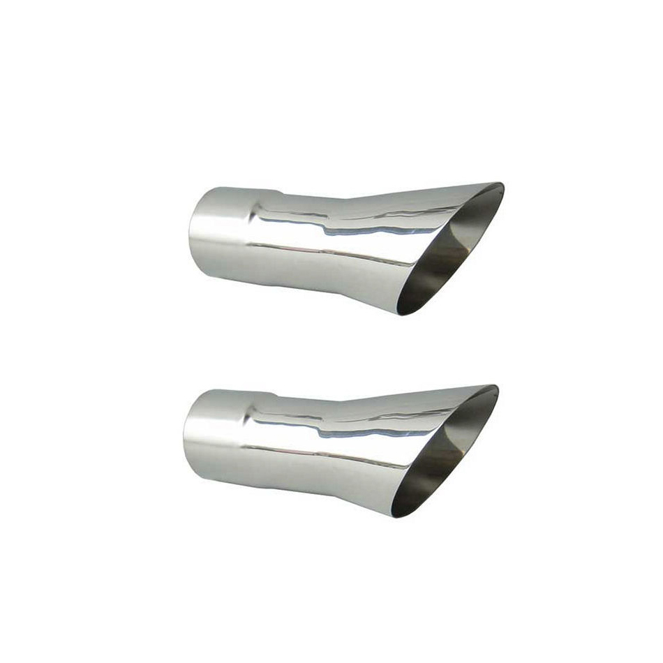 PYPES PERFORMANCE EXHAUST 68-72 2.5in Olds 442 Trumpet Exhaust Tips EVT34