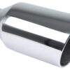 PYPES PERFORMANCE EXHAUST Exhaust Tip 4in x 8in 18in L Polished Weld-on EVT408