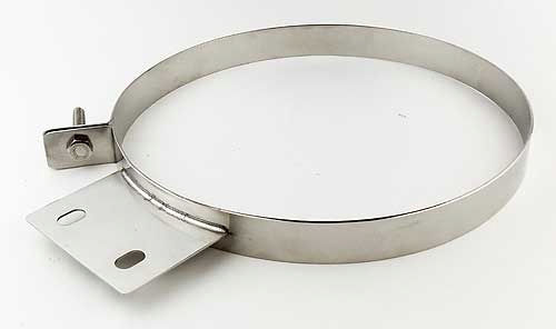 PYPES PERFORMANCE EXHAUST Stack Clamp 8in Stainless HSC008