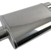 PYPES PERFORMANCE EXHAUST Race Pro Muffler 3in Offset/Center Stainless MVR19S