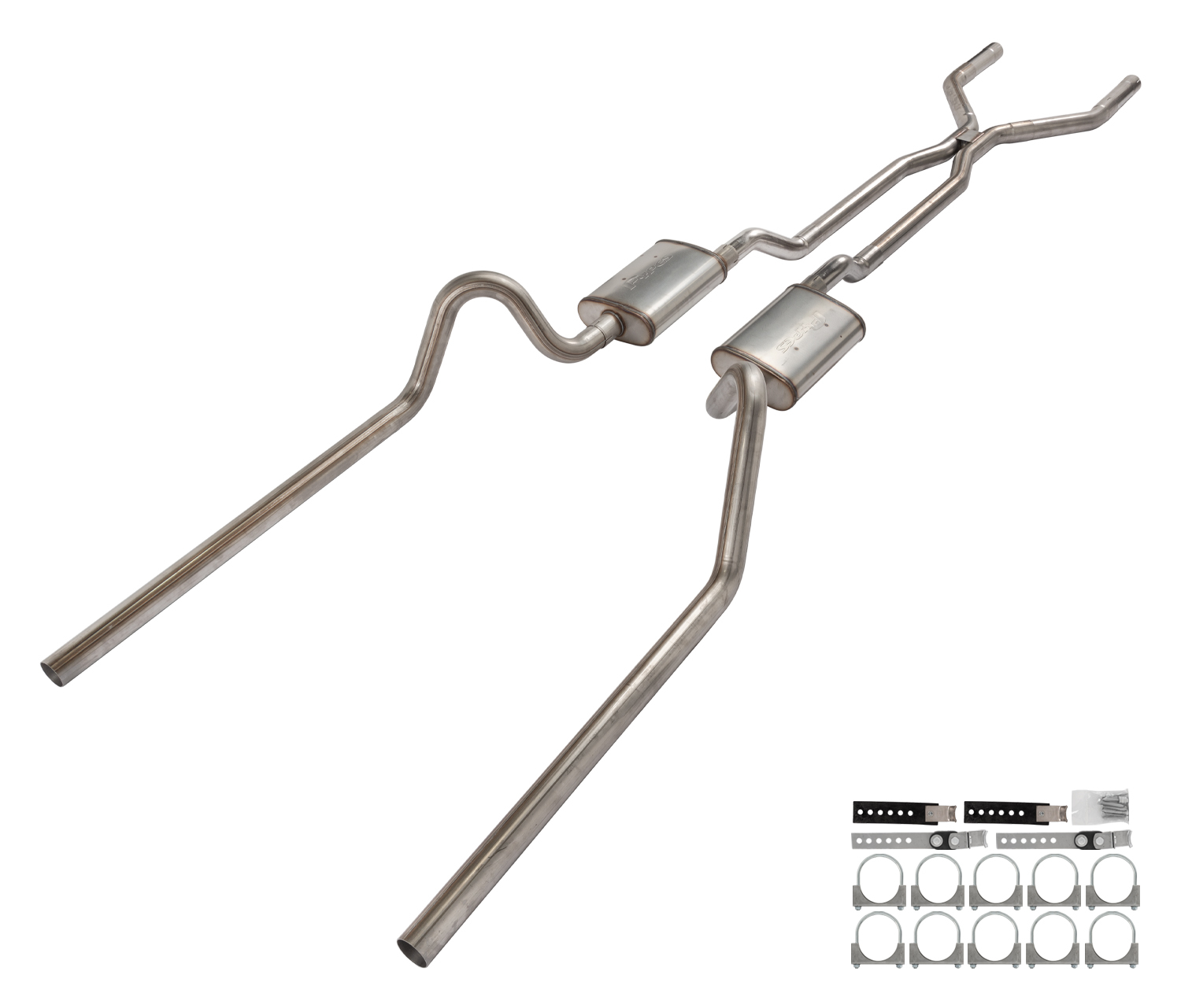 PYPES PERFORMANCE EXHAUST 66-71 Ford Fairlane Crossmember Back Exhaust SFF41S