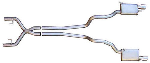 PYPES PERFORMANCE EXHAUST 05-10 Mustang 4.0L 2.5in Cat Back Exhaust System SFM68