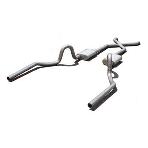PYPES PERFORMANCE EXHAUST 64-72 A-Body 2.5in Exhaust System w/X-Pipe SGA11S