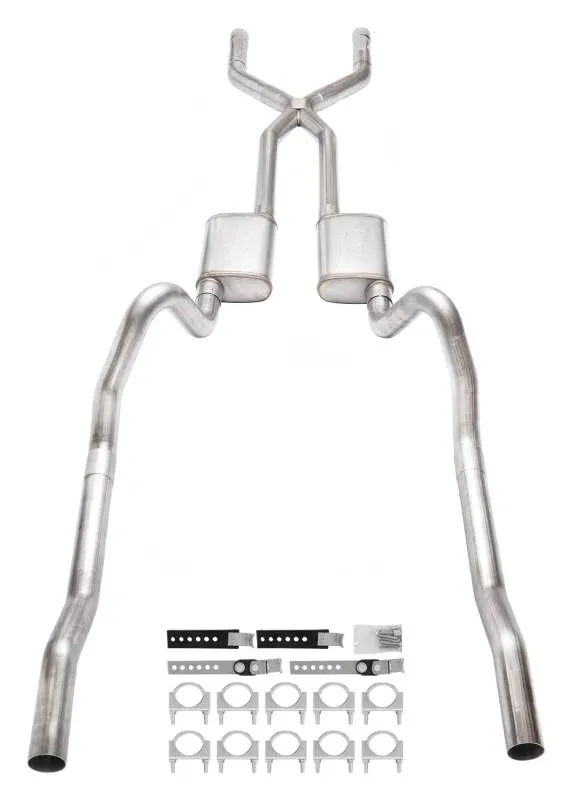 PYPES PERFORMANCE EXHAUST 66-74 Mopar B-Body Crossmember Back Exhaust SMB13S