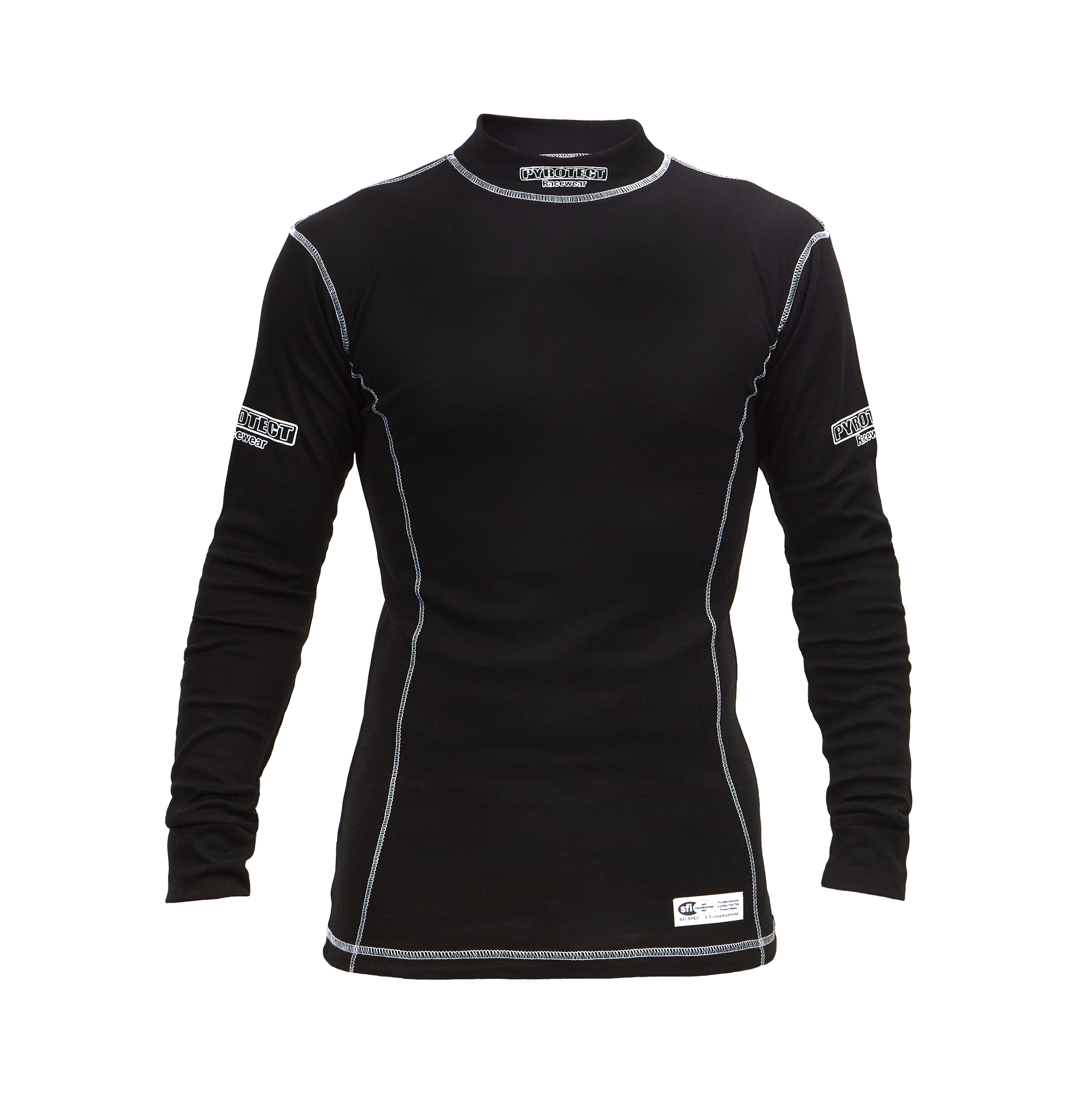PYROTECT Underwear Top Black Large SFI-1 IT400420