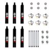 QA1 Shock Small Body Steel Dry Kit 6 PACK 7Q6-DRY-6PK