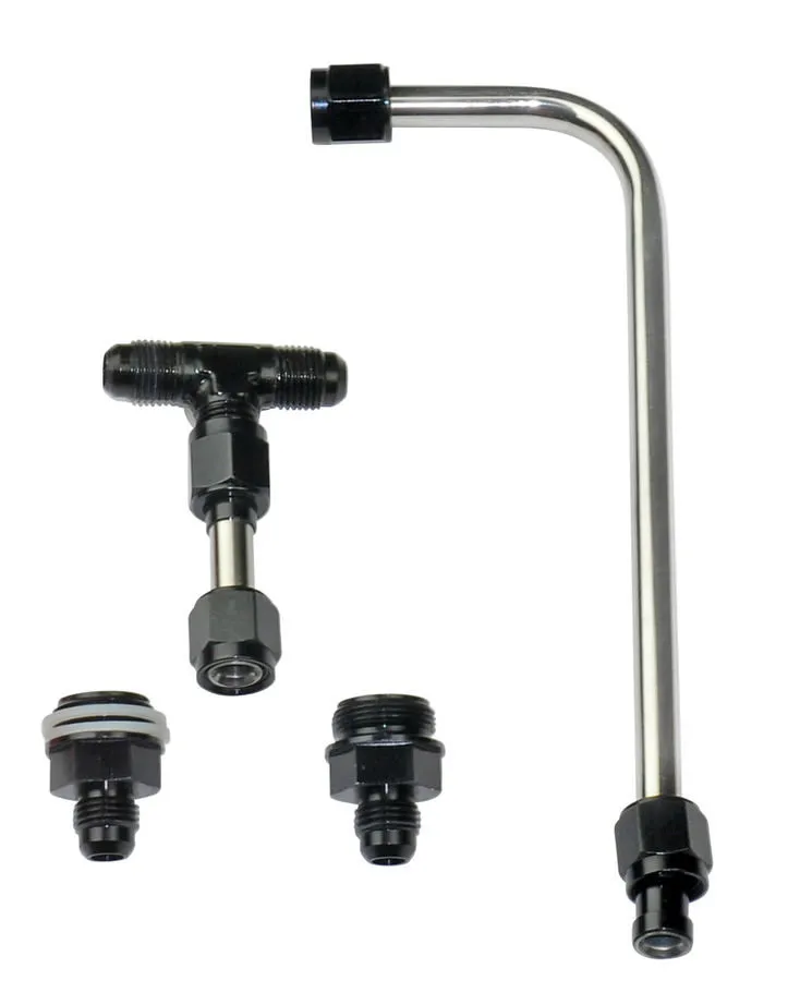 QUICK FUEL TECHNOLOGY Carb Fuel Line 6AN Black 34-600BKQFT
