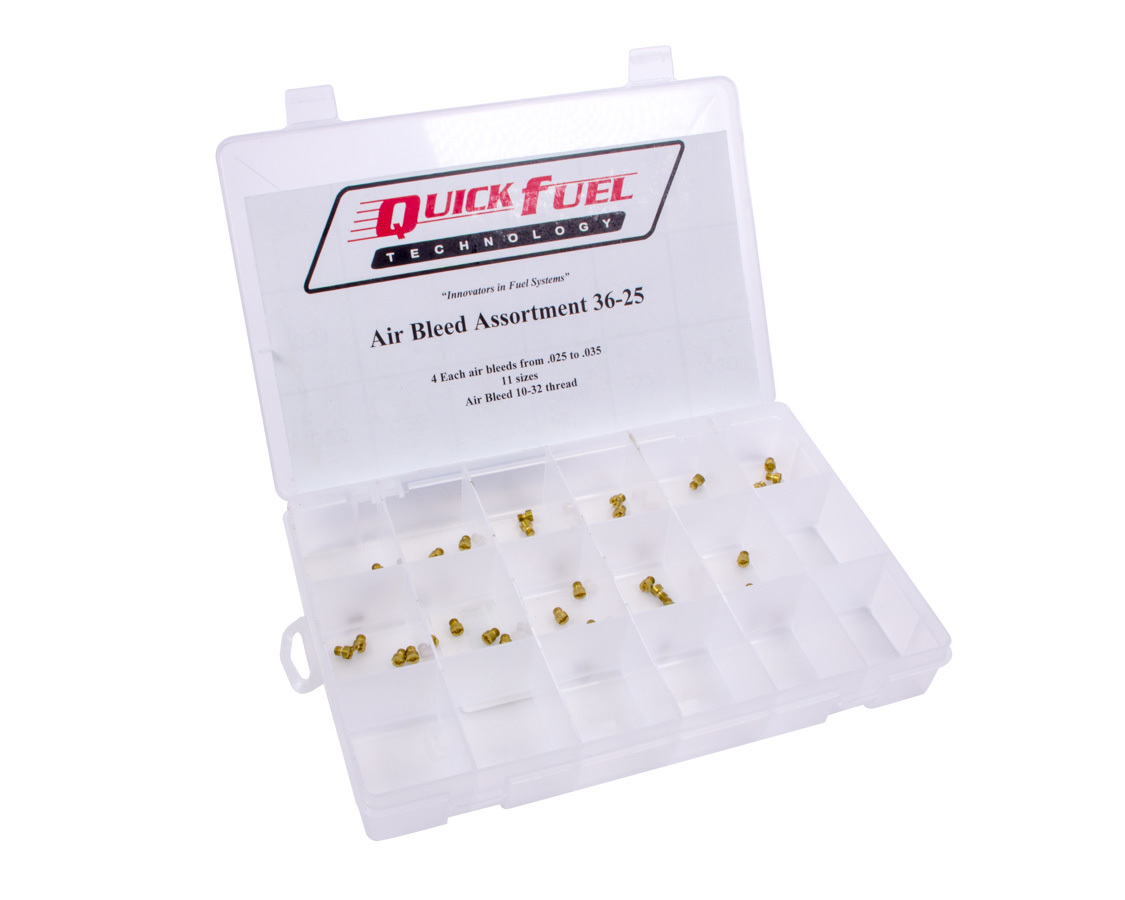 QUICK FUEL TECHNOLOGY Air Bleed Assortment Kit .025 - .035 36-25QFT
