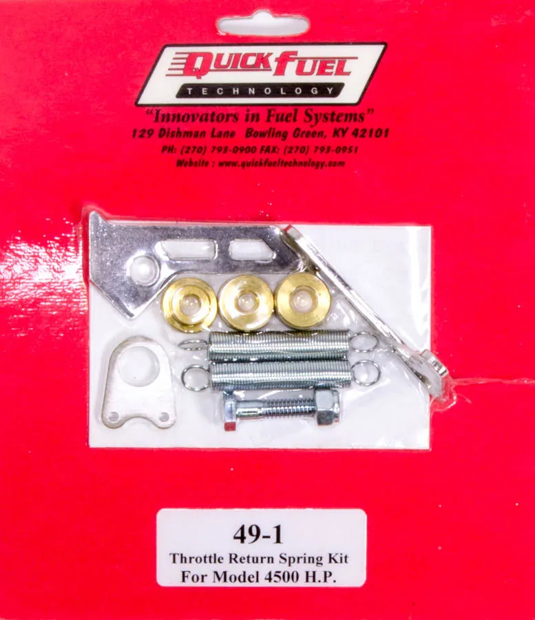 QUICK FUEL TECHNOLOGY Throttle Return Spring Kit - 4500HP 49-1QFT