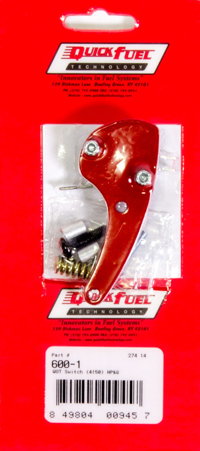 QUICK FUEL TECHNOLOGY Nitrous Switch - 4150 Carbs 600-1QFT