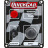 QUICKCAR RACING PRODUCTS Ignition Panel w/Light 50-052