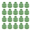 QUICKCAR RACING PRODUCTS Green Weatherpack Seals 20 pack 50-302-20