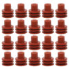 QUICKCAR RACING PRODUCTS Red Weatherpack Seals 20 pack 50-304-20