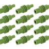 QUICKCAR RACING PRODUCTS Green Cavity Plug Weatherpack 20 pack 50-305-20