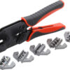 QUICKCAR RACING PRODUCTS Ratcheting Wire Crimper with Dies 50-395