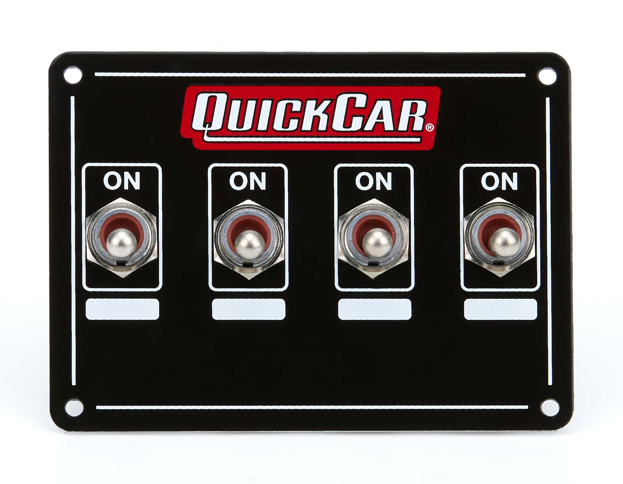 QUICKCAR RACING PRODUCTS Accessory Panel 4 Switch Weatherproof 50-719