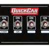 QUICKCAR RACING PRODUCTS Ignition Panel Extreme 4 Switch w/ Pigtail 50-740