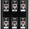 QUICKCAR RACING PRODUCTS Ignition Panel Extreme 6 Switch Single Ignition 50-7631