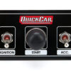 QUICKCAR RACING PRODUCTS Ignition Panel Black w/ Weatherproof Switches 50-820