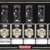 QUICKCAR RACING PRODUCTS Ignition Panel Black Fused w/Start Button 50-863