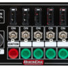 QUICKCAR RACING PRODUCTS Ignition Panel Blk Fused w/Start But. & Lights 50-864
