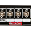 QUICKCAR RACING PRODUCTS Ignition Panel Blk. w/ Start But. 5 Acc. 50-865