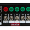 QUICKCAR RACING PRODUCTS Ignition Panel Blk w/ Start But. 5 Acc. & Ligh 50-866