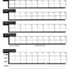QUICKCAR RACING PRODUCTS Time Organizer Sheets 100 Lap (50PK) 51-235