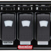 QUICKCAR RACING PRODUCTS Ignition Panel w/ Rocker Switches Fuses & Lights 52-864