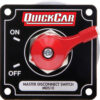 QUICKCAR RACING PRODUCTS Master Disconnect High Amp 4 Post Black Plate 55-013