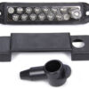 QUICKCAR RACING PRODUCTS Black Terminal Buss Bar w/Covers 57-8022