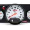 QUICKCAR RACING PRODUCTS 2-1 Gauge Panel OP/WT w/ 5in Tach Black 61-6731