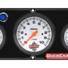 QUICKCAR RACING PRODUCTS 4-1 Gauge Panel OP/WT/OT/VT Black 61-67573