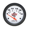 QUICKCAR RACING PRODUCTS Voltmeter Gauge 2-5/8in 611-6007