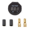 QUICKCAR RACING PRODUCTS Volt Gauge 1-3/8in Blue LED 611-9017