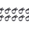 QUICKCAR RACING PRODUCTS Adel Line Clamps Nylon 1/2in 10pk 66-814