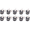QUICKCAR RACING PRODUCTS Adel Line Clamps Alum 3/8in 10pk 66-832