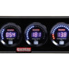 QUICKCAR RACING PRODUCTS Digital 3-Gauge Panel OP/WT Volts 67-3017