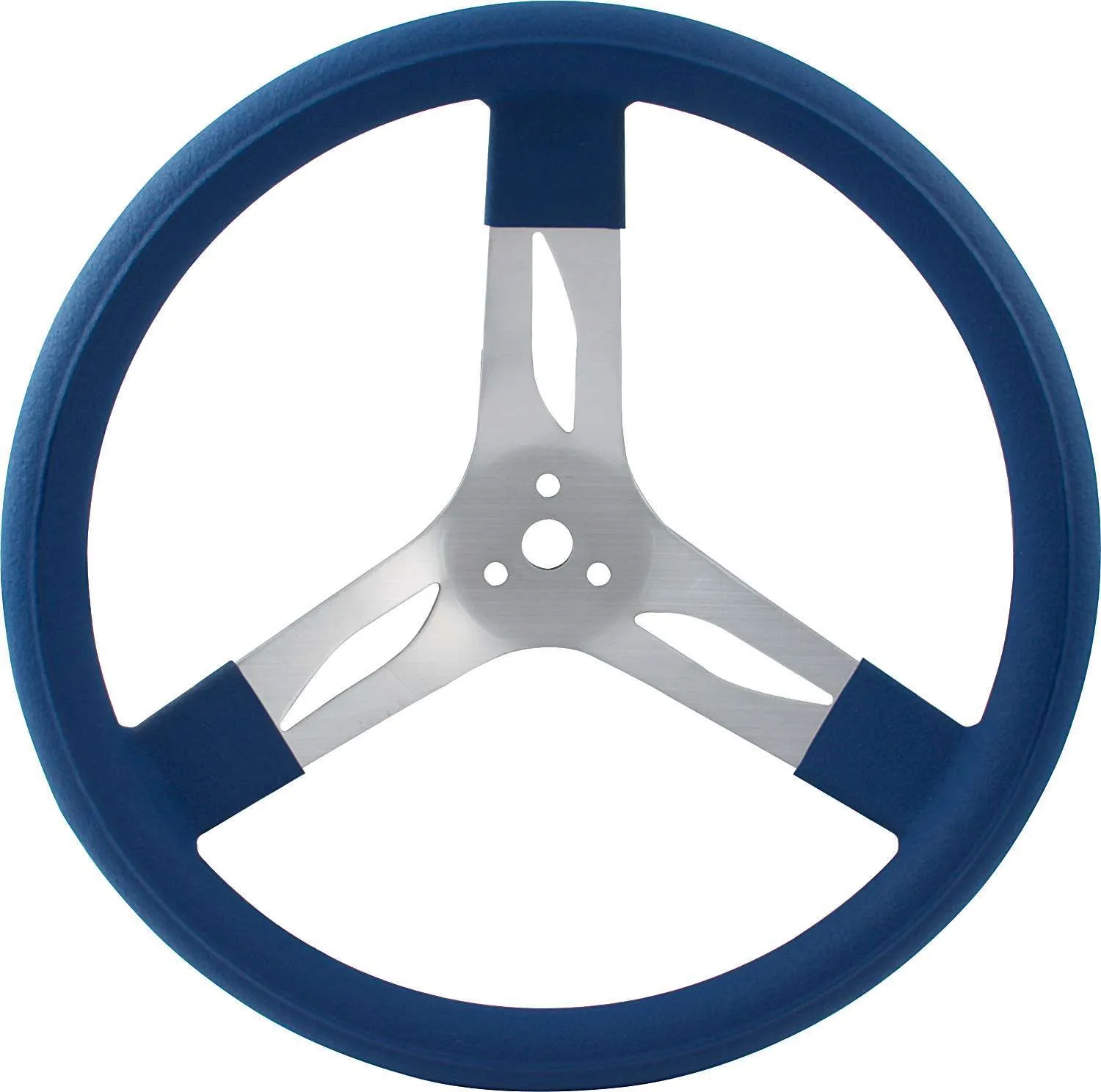QUICKCAR RACING PRODUCTS 15in Steering Wheel Alum Blue 68-0012