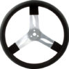 QUICKCAR RACING PRODUCTS 17in Steering Wheel Alum Black 68-002