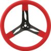 QUICKCAR RACING PRODUCTS 15in Steering Wheel Stl Red 68-0031