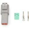 QUICKCAR RACING PRODUCTS Plug Deutsch 2 Pin Receptacle 71-321