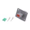QUICKCAR RACING PRODUCTS Plug Deutsch 2 Pin Receptacle w/Flange 71-327