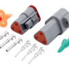 QUICKCAR RACING PRODUCTS Deutsch Connector - 3-Pin 71-332