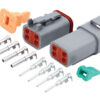 QUICKCAR RACING PRODUCTS Deutsch Connector - 4-Pin 71-342
