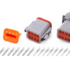 QUICKCAR RACING PRODUCTS Plug Deutsch 8 Pin Receptacle 71-382