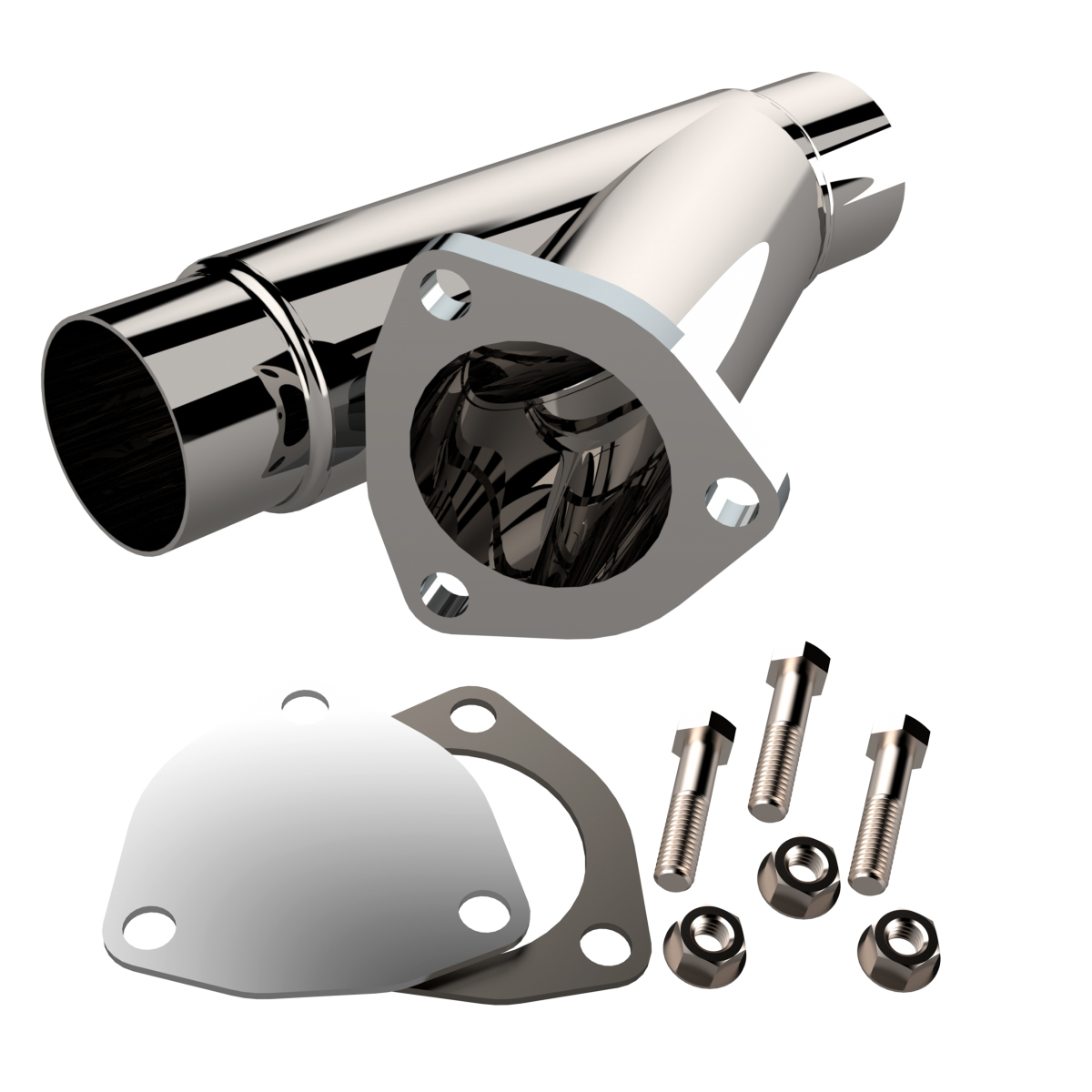 QUICK TIME PERFORMANCE 2.25 Inch Stainless Stee l Exhaust Cutout 10225