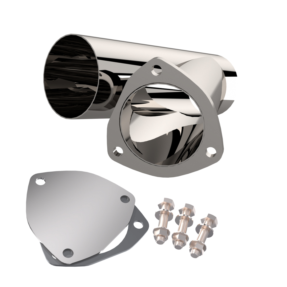 QUICK TIME PERFORMANCE 3.50 Inch Stainless Stee l Exhaust Cutout 10350