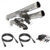 QUICK TIME PERFORMANCE 21- Ram TRX 6.2L Aggre ssor Cutout Pipes 520121